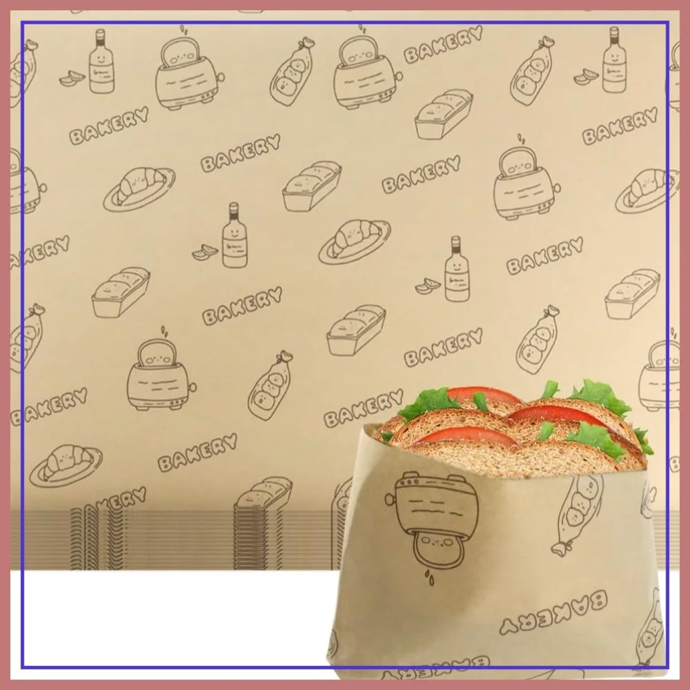 50 Pcs Sandwich Wrapping Paper, Waterproof Oil-proof Precut Non-Stick Parchment Sheets for Baking, Cooking, Grilling, Air Fryer
50 Pcs Sandwich Wrapping Paper, Waterproof Oil-proof Precut Non-Stick Parchment Sheets for Baking, Cooking, Grilling, Air Fryer