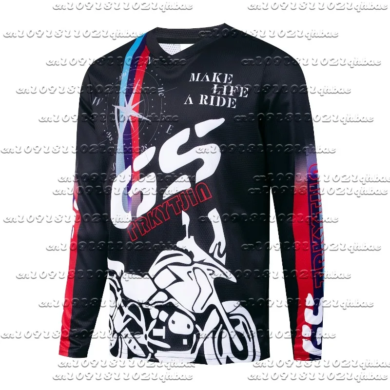 Motorcycle round neck casual long sleeved T-shirt for cycling,breathable and quick drying GS oversized men's and women's outdoor
Motorcycle round neck casual long sleeved T-shirt for cycling,breathable and quick drying GS oversized men's and women's outdoor