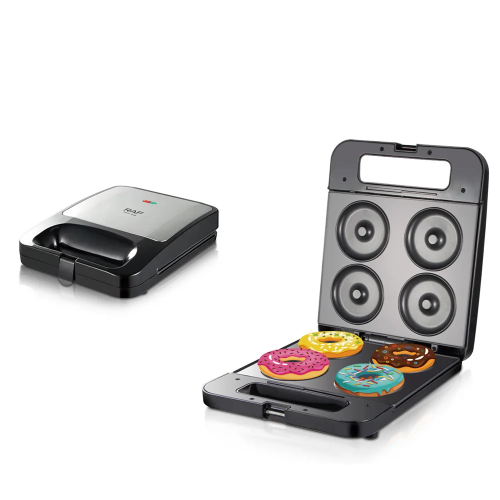 9cm Big Donut Making Machine 4 Holes Cake Maker Double Sided Heating Non-stick coating
9cm Big Donut Making Machine 4 Holes Cake Maker Double Sided Heating Non-stick coating