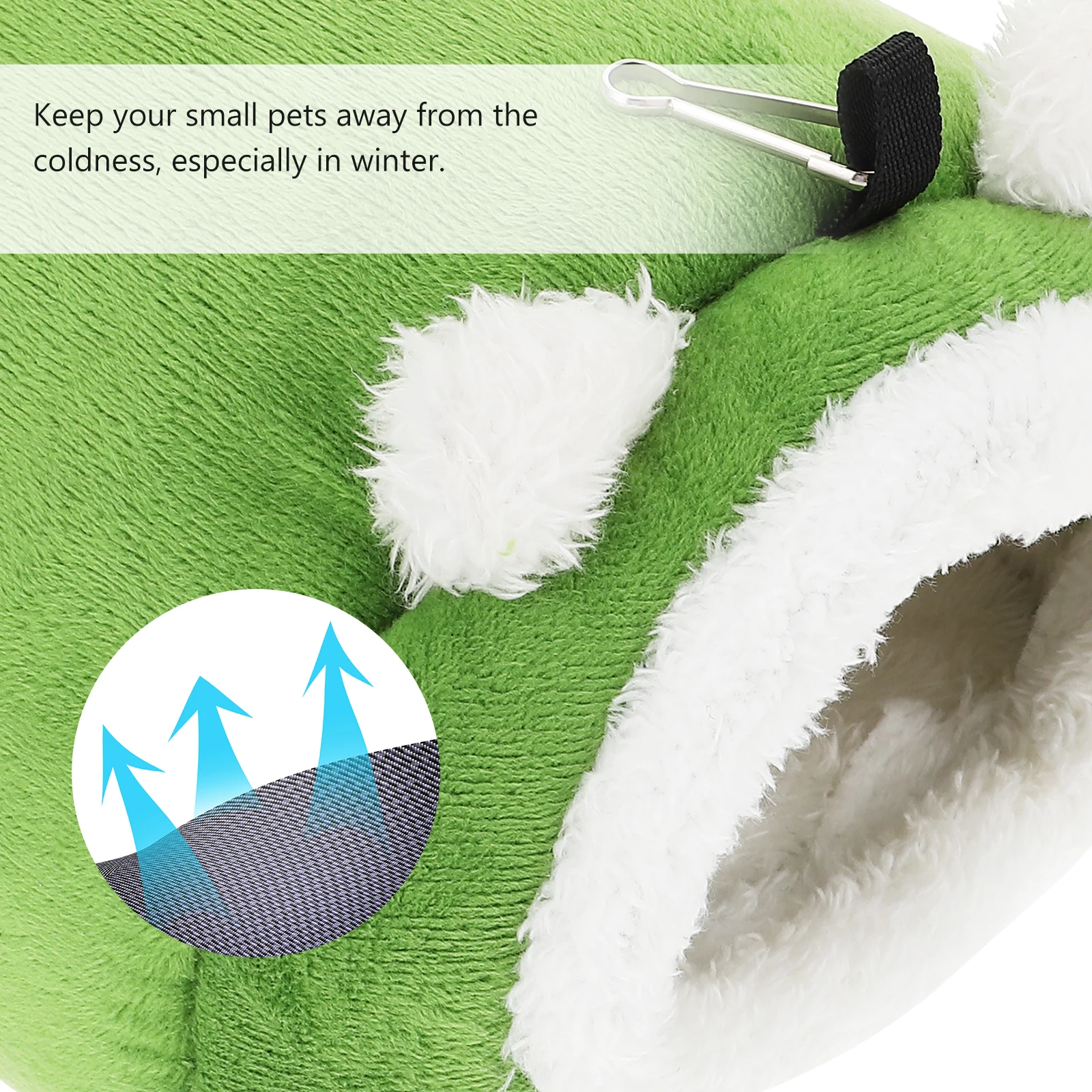 Cotton Nest Hamster Warm Bed Small Pet Sleeping House Winter Lightweight Portable Design Compact Cage Corner Fit
Cotton Nest Hamster Warm Bed Small Pet Sleeping House Winter Lightweight Portable Design Compact Cage Corner Fit