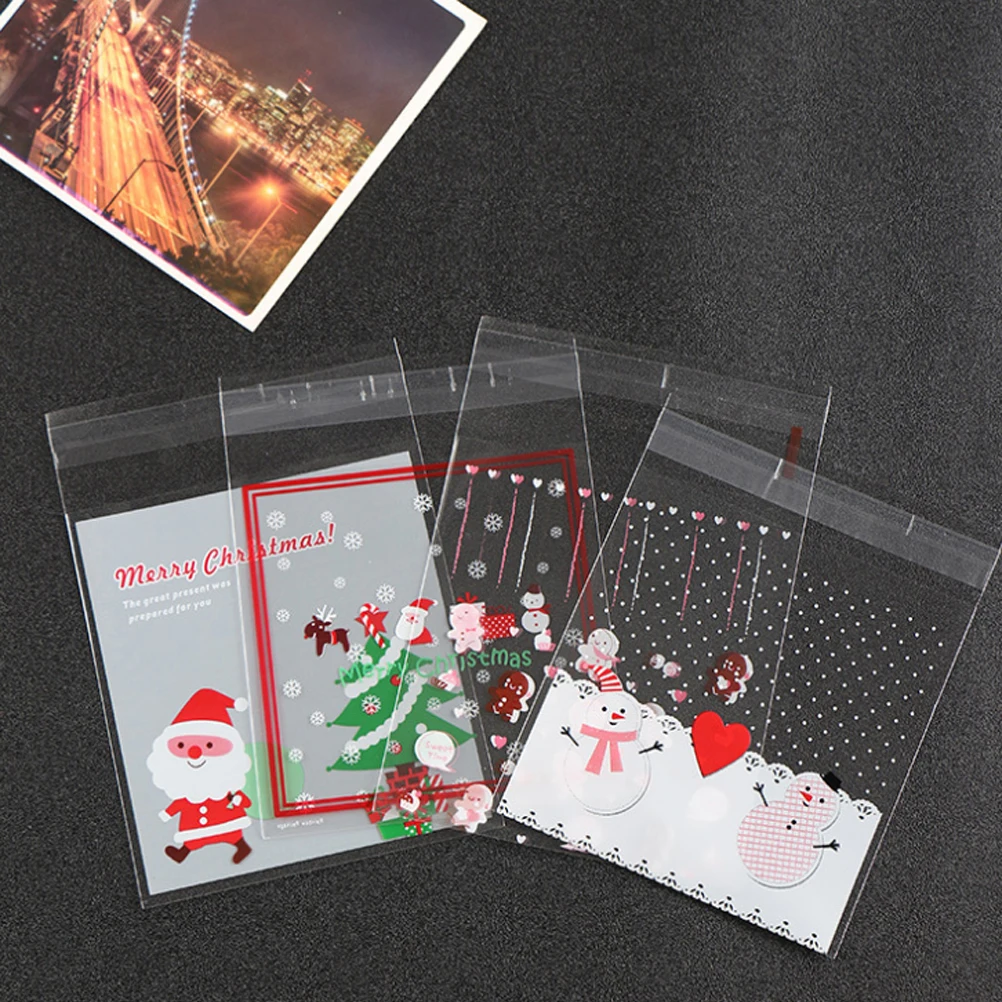 100 Pcs Baking Bags Cookie Gift Candy Christmas Wrapping Self-adhesive Cookies Packing Package
100 Pcs Baking Bags Cookie Gift Candy Christmas Wrapping Self-adhesive Cookies Packing Package