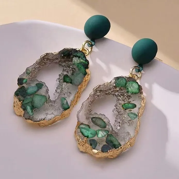 Vintage Irregular Hollow Acrylic Metal Geometric Drop Earrings for Women Girl Fashion 2023 Trendy Green Resin Earrings
Vintage Irregular Hollow Acrylic Metal Geometric Drop Earrings for Women Girl Fashion 2023 Trendy Green Resin Earrings