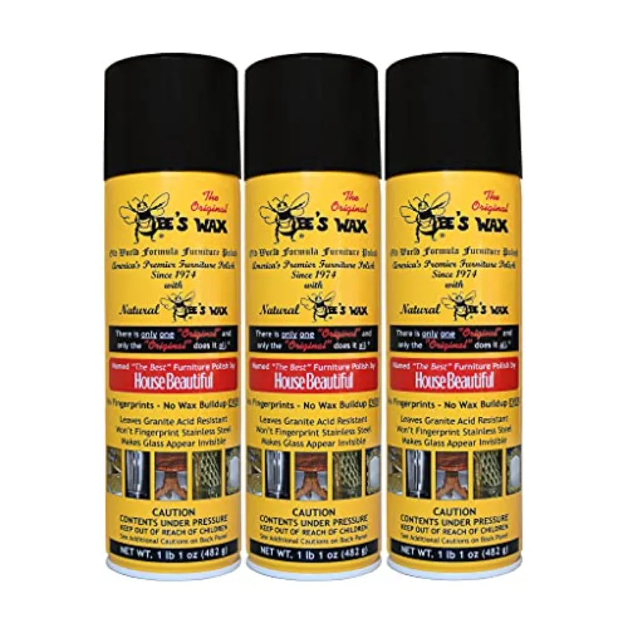 The Original Bee's Wax Old World Formula Furniture Polish - 3 Pack
The Original Bee's Wax Old World Formula Furniture Polish - 3 Pack