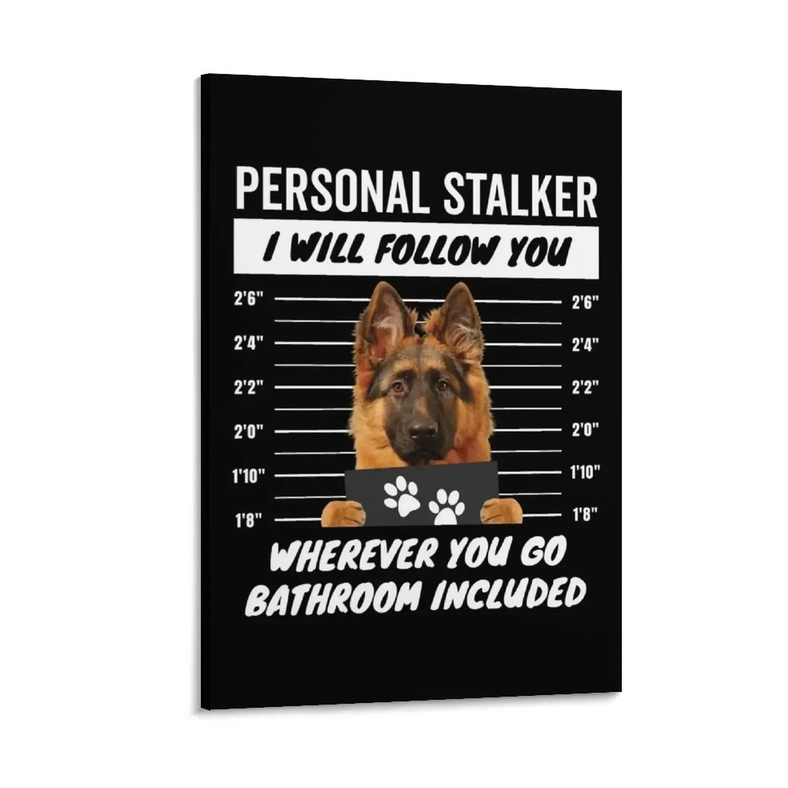 Personal Stalker Dog – Long Haired German Shepherd Canvas Painting wallpapers home decor nordic home decor
Personal Stalker Dog – Long Haired German Shepherd Canvas Painting wallpapers home decor nordic home decor