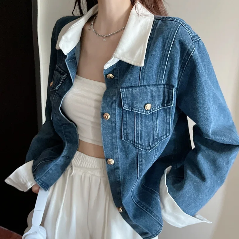 Denim short jacket for women, 2025 new spring and autumn hot item, small cardigan, niche chic top trend coats jackets
Denim short jacket for women, 2025 new spring and autumn hot item, small cardigan, niche chic top trend coats jackets