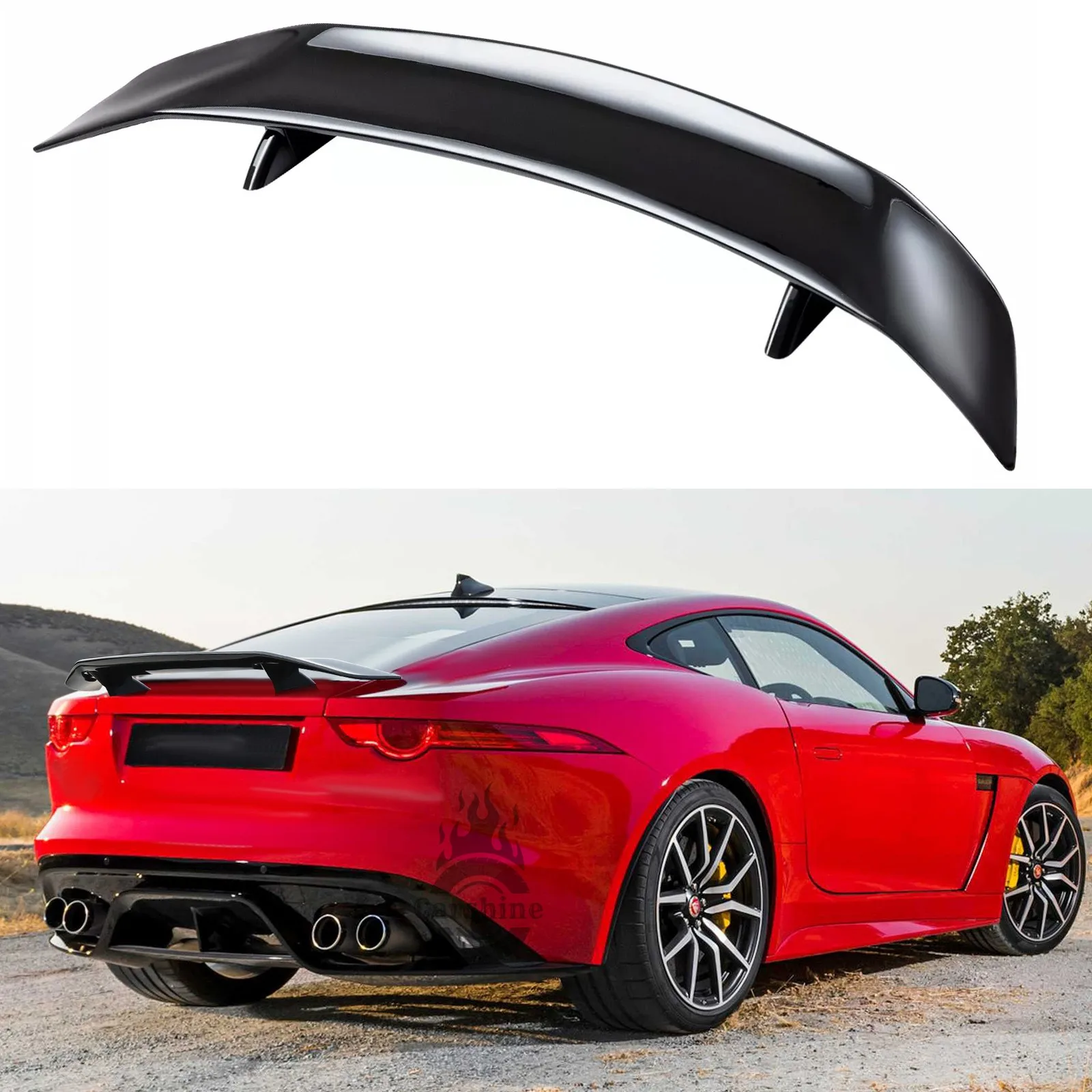 For Jaguar F-Type 2014-2023 46" Glossy Black Rear Trunk Spoiler GT Racing Wing
For Jaguar F-Type 2014-2023 46" Glossy Black Rear Trunk Spoiler GT Racing Wing