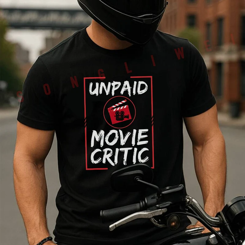 Unpaid Movie Critic Funny T-Shirt Motorrad Fans Moto New Fashion Summer Cotton Men Short Sleeve O-Neck T Shirt
Unpaid Movie Critic Funny T-Shirt Motorrad Fans Moto New Fashion Summer Cotton Men Short Sleeve O-Neck T Shirt