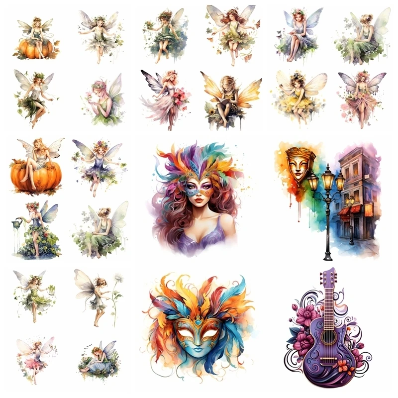 14cm Forest Fairy set ironing transfer patch, used for DIY T-shirts heat transfer used for doll clothing decoration
14cm Forest Fairy set ironing transfer patch, used for DIY T-shirts heat transfer used for doll clothing decoration