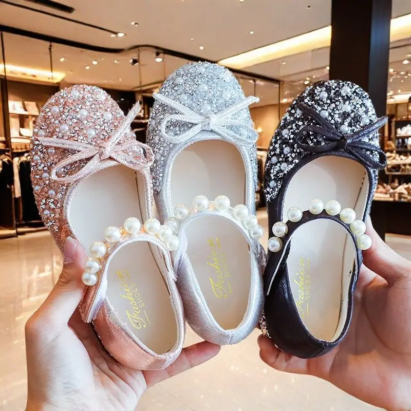 Kids'Casual Shoes High Heels Sequin Bow Solid Color PU Leather Fashion Autumn Shoes For Girls Anti-slip Sliver Pink Size 26-36
Kids'Casual Shoes High Heels Sequin Bow Solid Color PU Leather Fashion Autumn Shoes For Girls Anti-slip Sliver Pink Size 26-36