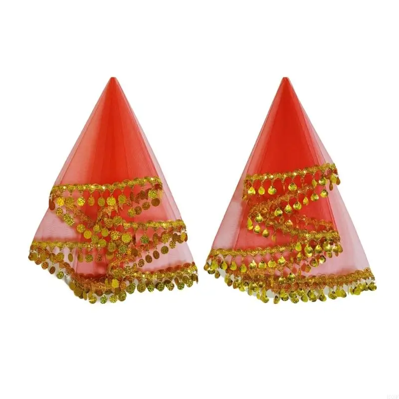 HX6F Gold Coin Fringed Head Veil Minority Dance Event Veil Headpiece for Women Cultural Activity Performances Costume Veil
HX6F Gold Coin Fringed Head Veil Minority Dance Event Veil Headpiece for Women Cultural Activity Performances Costume Veil