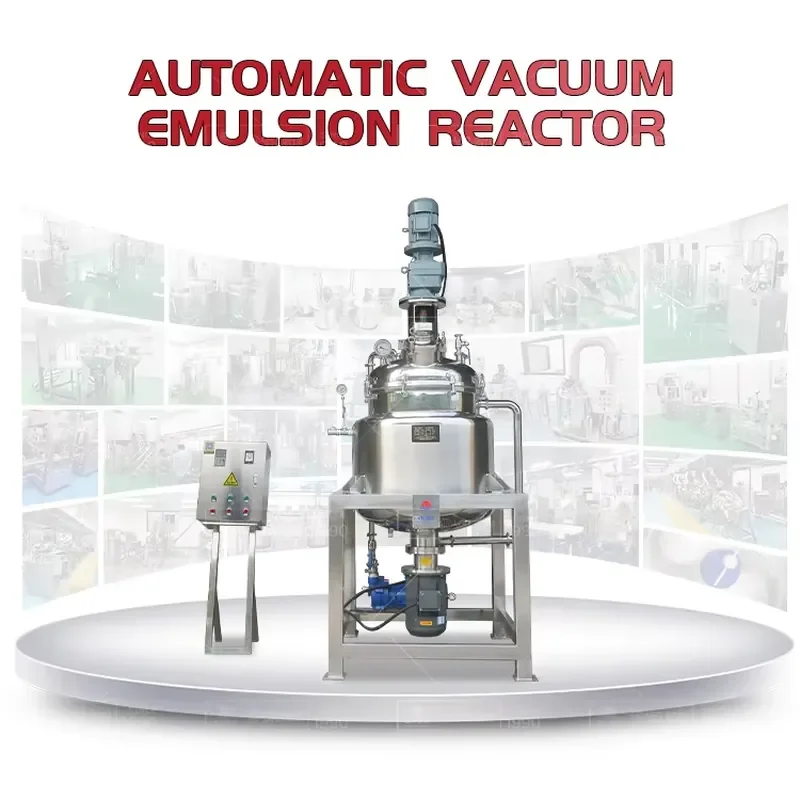 100L~1000 Iters Automatic Vacuum Emulsification Homogenizer With Pump ,Lab Emulsifier Mixer Machine
100L~1000 Iters Automatic Vacuum Emulsification Homogenizer With Pump ,Lab Emulsifier Mixer Machine