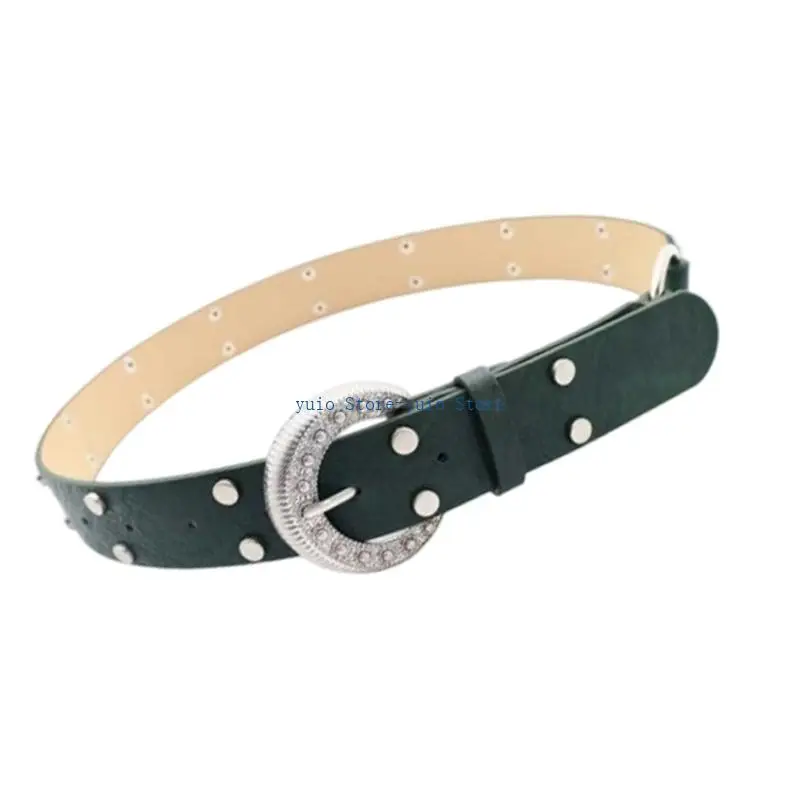 X7XB Rivets Waistband Studded Belt Adjustable PU Leather Gothic Design Daily Accessory
X7XB Rivets Waistband Studded Belt Adjustable PU Leather Gothic Design Daily Accessory