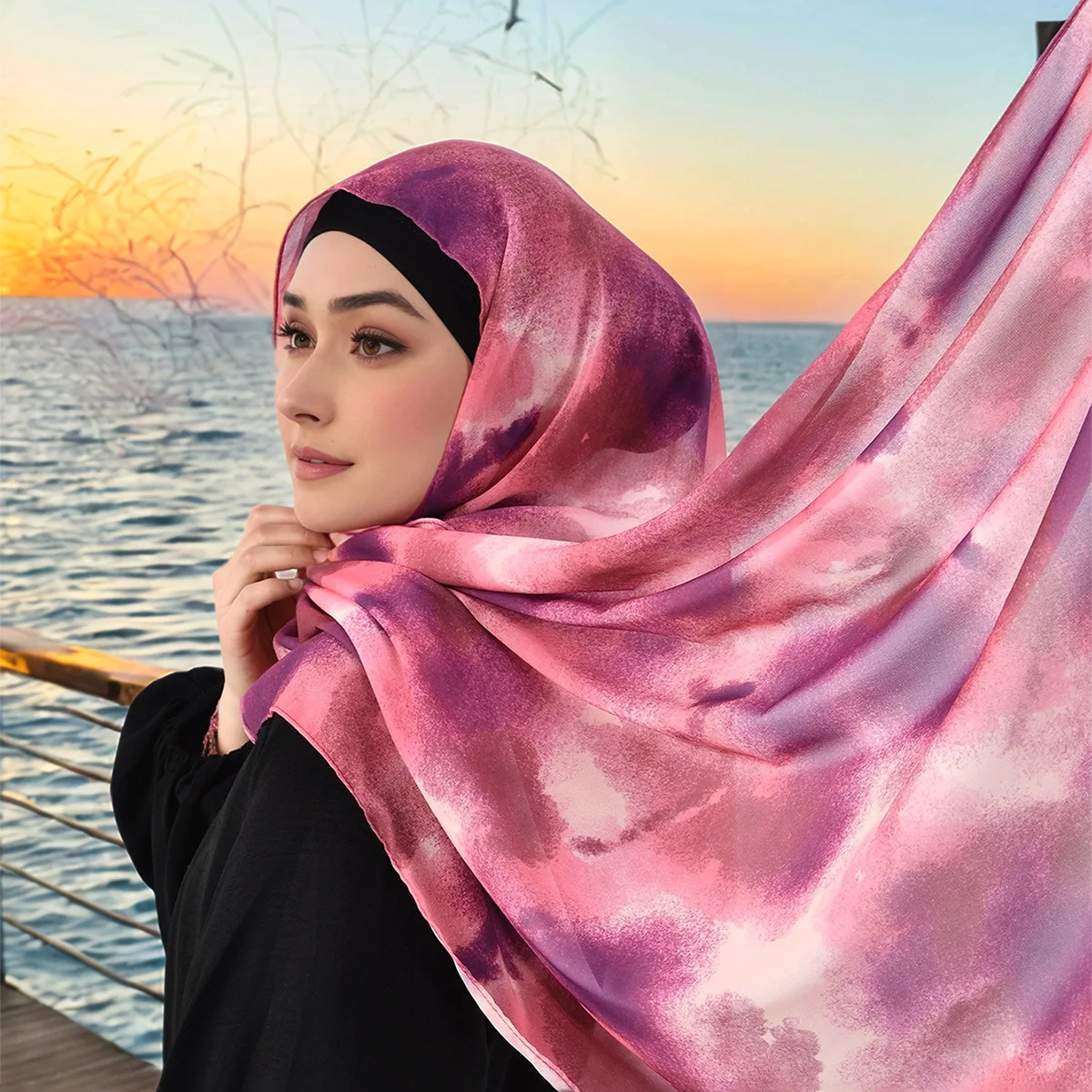 1PC Digital Printing Chiffon Hijabs for Women Scarf Malay Indonesian Turban Muslim Female Foulard Islam Foulard Musulmane Voile
1PC Digital Printing Chiffon Hijabs for Women Scarf Malay Indonesian Turban Muslim Female Foulard Islam Foulard Musulmane Voile