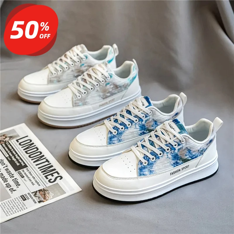 2026 Spring New Casual Fashion Sneakers Suitable for Outdoor Sports Men's Versatile High-Top Trendy Thick-Soled Running Shoes
2026 Spring New Casual Fashion Sneakers Suitable for Outdoor Sports Men's Versatile High-Top Trendy Thick-Soled Running Shoes