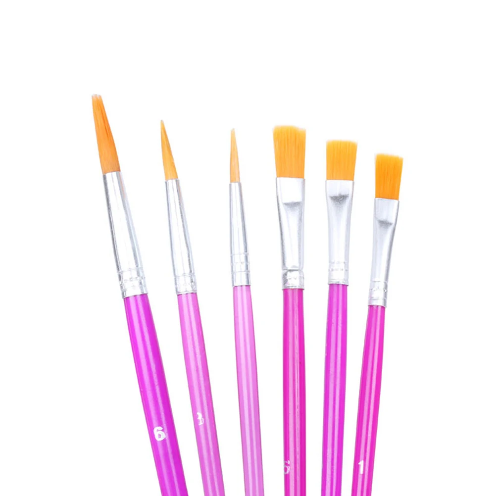 6 pcs Oil Painting Brush Set Fine Brushes for Nail Face Miniature Ceramic Model Craft Gifts Beginners Kids Artists
6 pcs Oil Painting Brush Set Fine Brushes for Nail Face Miniature Ceramic Model Craft Gifts Beginners Kids Artists