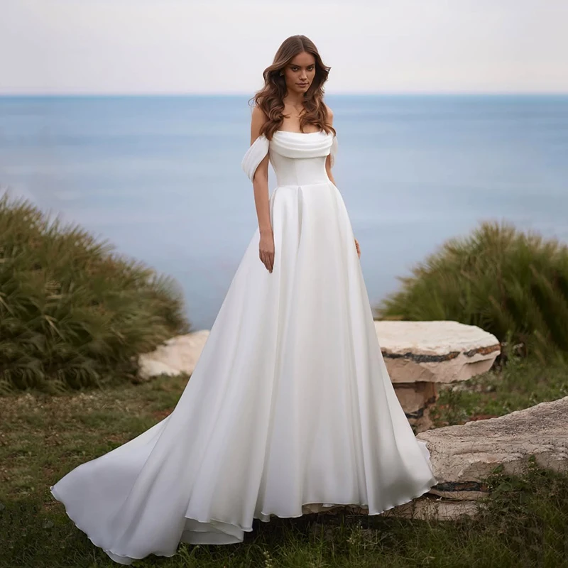 Eightree 2026 A-Line Wedding Dresses Strapless Sleeveless Backless Evening Wedding Ball Gowns Women Bridal Prom Dress Customized
Eightree 2026 A-Line Wedding Dresses Strapless Sleeveless Backless Evening Wedding Ball Gowns Women Bridal Prom Dress Customized