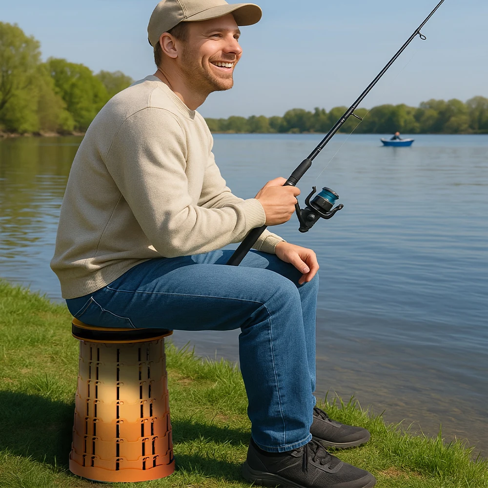 Сверхмощный складной стул с регулируемой высотой — легкий портативный стул, используется для кемпинга, пеших прогулок, рыбалки, барбекю
Сверхмощный складной стул с регулируемой высотой — легкий портативный стул, используется для кемпинга, пеших прогулок, рыбалки, барбекю