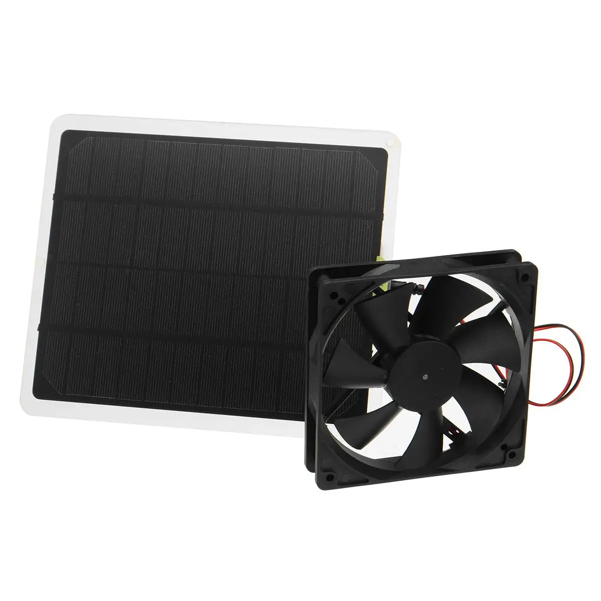 5V 10W Solar Panel Powered Fan 6 Inch Mini Ventilator Solar Exhaust Fan for Dog Chicken House Greenhouse RV Car Fan Charger
5V 10W Solar Panel Powered Fan 6 Inch Mini Ventilator Solar Exhaust Fan for Dog Chicken House Greenhouse RV Car Fan Charger