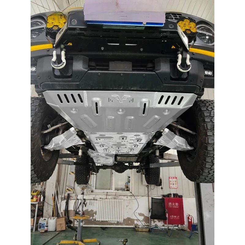 New 8mm 5mm Al-Mg Alloy Skid Plates Set Custom Fit for 2021 Ford Bronco 6th Generation Accessories
New 8mm 5mm Al-Mg Alloy Skid Plates Set Custom Fit for 2021 Ford Bronco 6th Generation Accessories