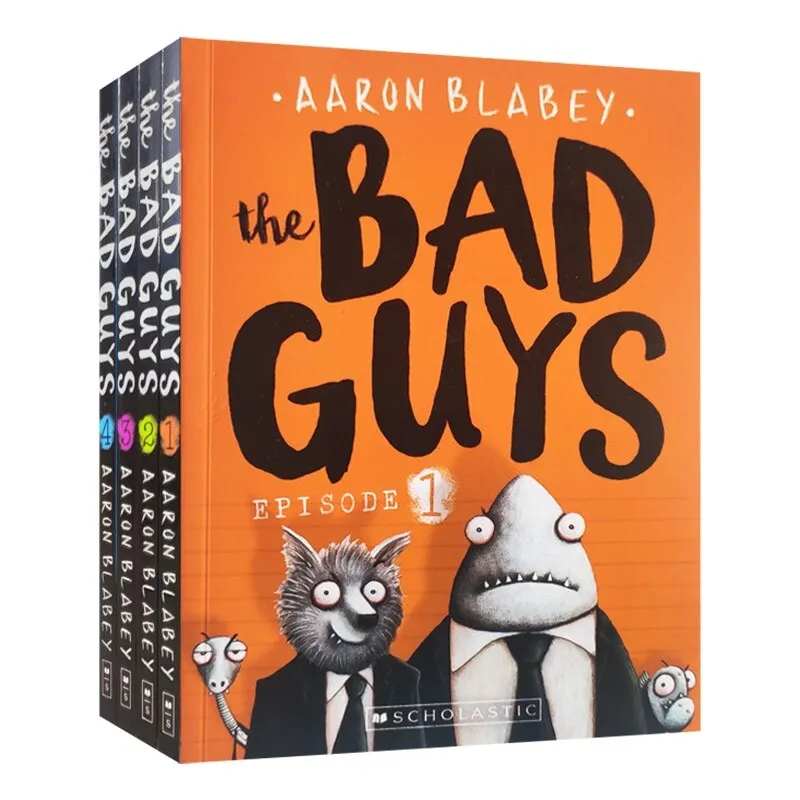 4Pcs The Bad Guys: the Bad Box 1-4 Paperback By Aaron Blabey Scholastic English books
4Pcs The Bad Guys: the Bad Box 1-4 Paperback By Aaron Blabey Scholastic English books