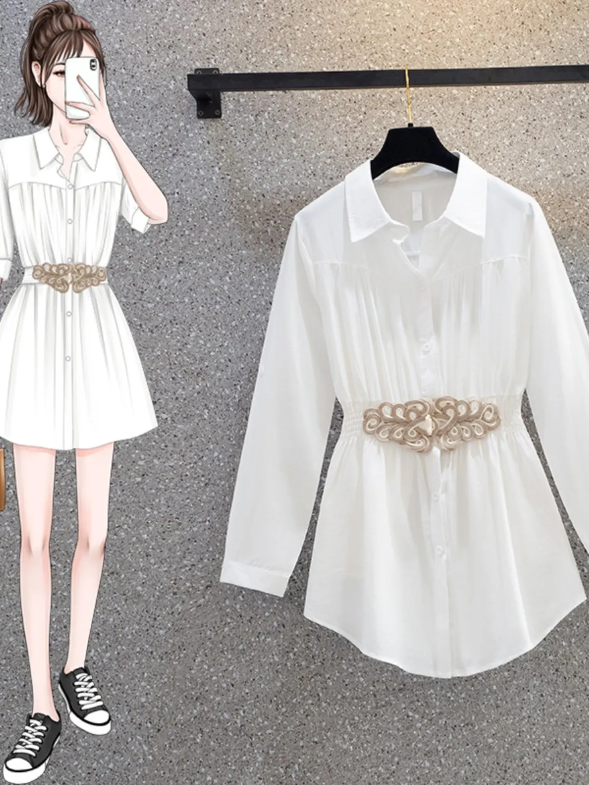 Стильная женская весенняя куртка средней длины больших размеров, модная, с утяжкой на талии, скрывающая недостатки фигуры, высококачественная, легкая, для любого возраста.
Стильная женская весенняя куртка средней длины больших размеров, модная, с утяжкой на талии, скрывающая недостатки фигуры, высококачественная, легкая, для любого возраста.