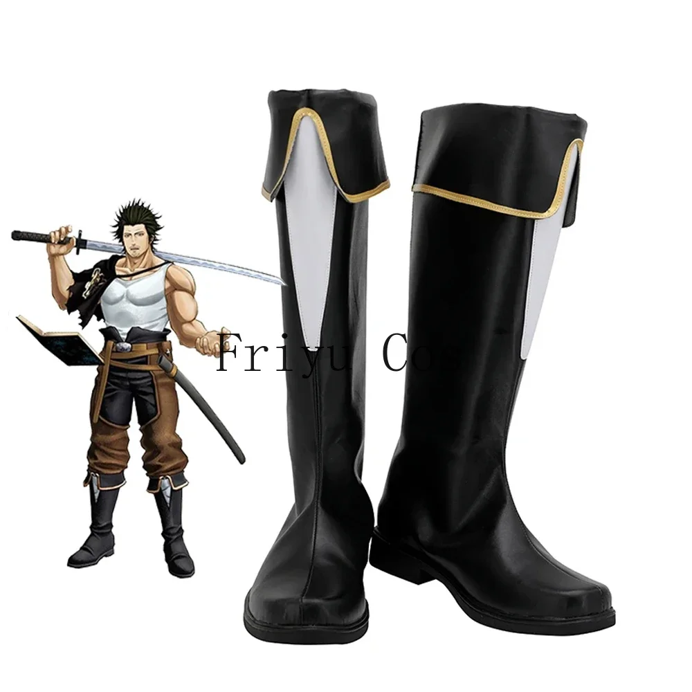 Anime Black Clover Yami Sukehiro Black Cosplay Shoes Yami Sukehiro Long Boots Leather Shoes For Halloween Christmas Role Play
Anime Black Clover Yami Sukehiro Black Cosplay Shoes Yami Sukehiro Long Boots Leather Shoes For Halloween Christmas Role Play