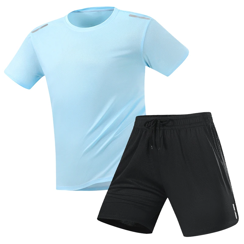 Men's Summer Fashion Trend Sweatproof Sportswear Outdoor Sweat Absorbing Quick Drying Short Sleeved Shorts Versatile Set
Men's Summer Fashion Trend Sweatproof Sportswear Outdoor Sweat Absorbing Quick Drying Short Sleeved Shorts Versatile Set