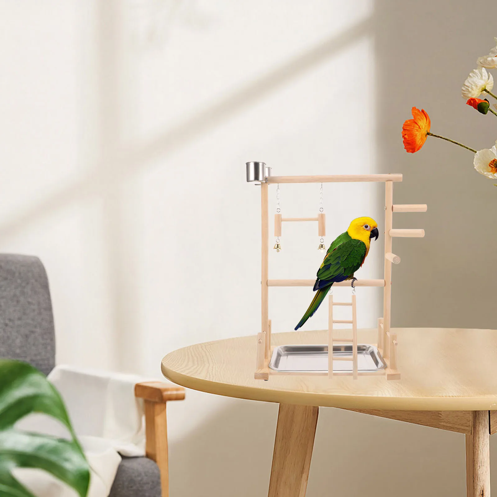 1Set Bird Stand Wooden Parrot Perch Playground for Parakeets Small Birds Training Rack Tabletop Bird Perches Parakeet Perch
1Set Bird Stand Wooden Parrot Perch Playground for Parakeets Small Birds Training Rack Tabletop Bird Perches Parakeet Perch