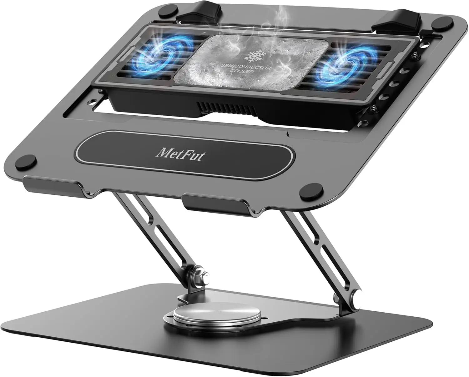 Adjustable Laptop Cooling Stand with Detachable Cooler, 360 Rotation, Quiet & Sturdy for 15.6" Laptops
Adjustable Laptop Cooling Stand with Detachable Cooler, 360 Rotation, Quiet & Sturdy for 15.6" Laptops