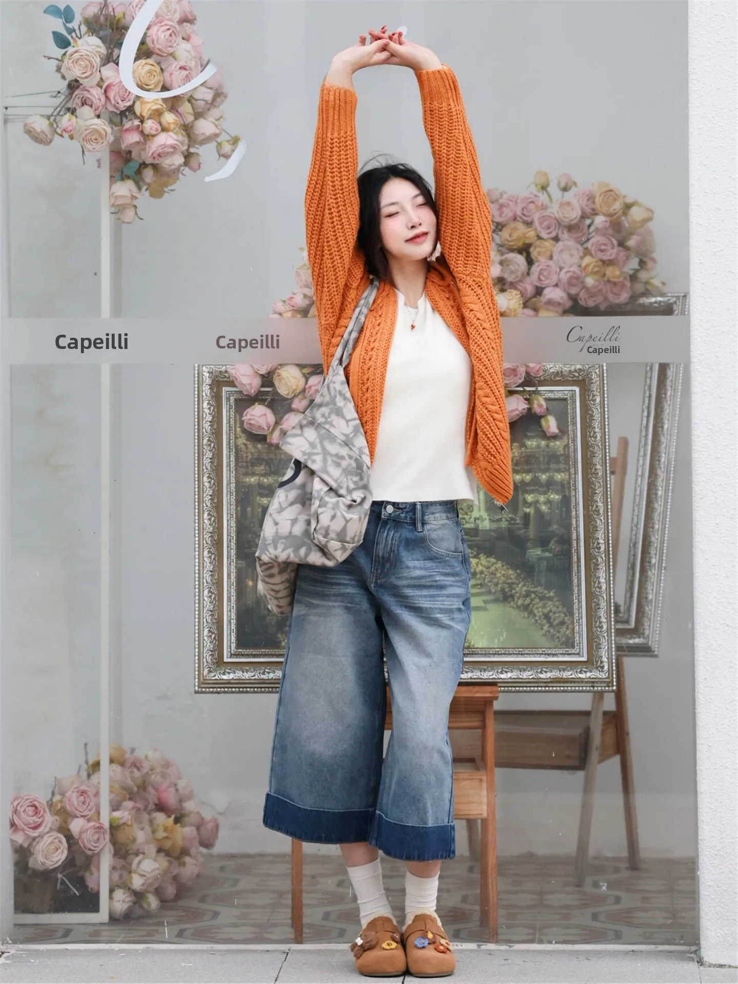 Retro American Wide Leg Seven-Foot Jeans Women Summer Loose Slim Washed Cuffed Straight Tube Mid-Pants High Waist Cotton
Retro American Wide Leg Seven-Foot Jeans Women Summer Loose Slim Washed Cuffed Straight Tube Mid-Pants High Waist Cotton