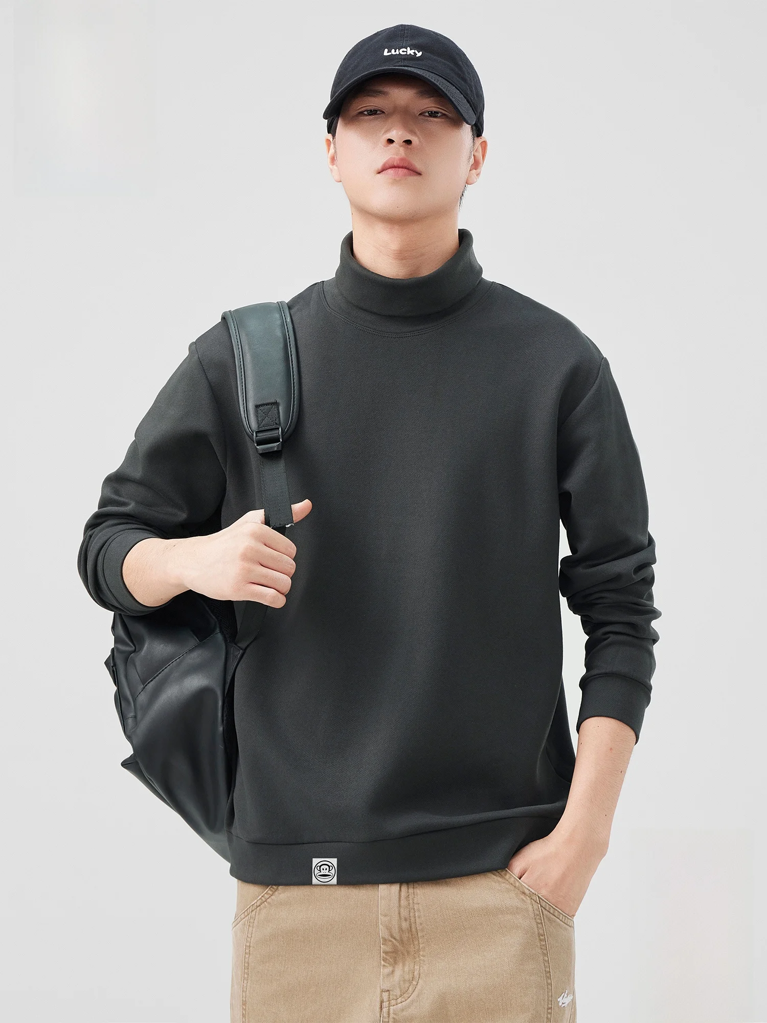 Мужская свободная повседневная толстовка Paul Frank с высоким воротом, осенняя, в американском стиле, однотонная, удобная, из полиэстера
Мужская свободная повседневная толстовка Paul Frank с высоким воротом, осенняя, в американском стиле, однотонная, удобная, из полиэстера