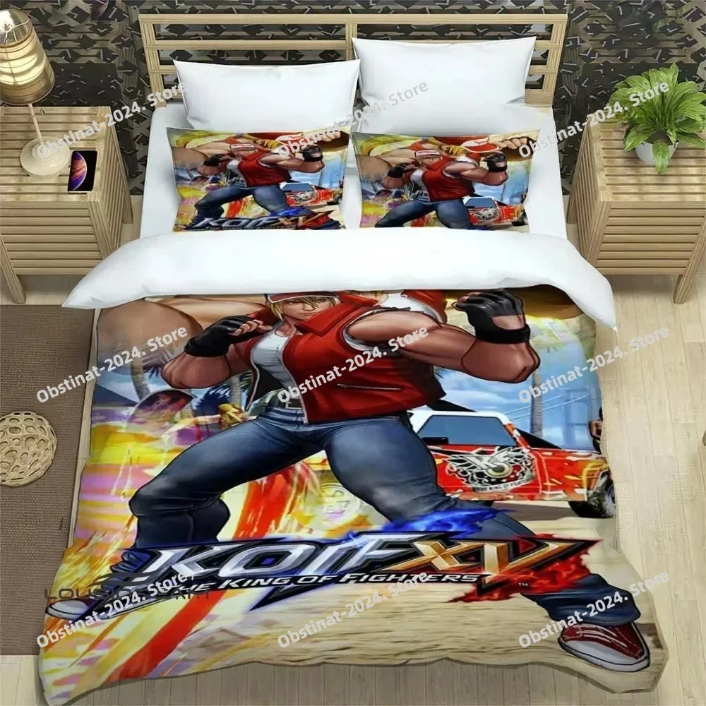 KOF game Cartoons 3D Bedding Set Printed Bed Set Duvet Cover Sheet Pillowcase Bed Soft Quilt Cover Full Queen King Size
KOF game Cartoons 3D Bedding Set Printed Bed Set Duvet Cover Sheet Pillowcase Bed Soft Quilt Cover Full Queen King Size