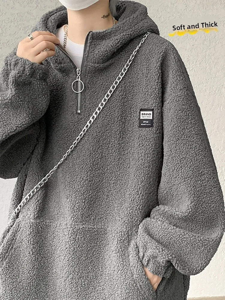 Lamb Velvet Hoodie Men's Winter New Fashion Retro Thickened Loose Warm Heavyweight Overhead Hooded Jacket American Style Casu...
Lamb Velvet Hoodie Men's Winter New Fashion Retro Thickened Loose Warm Heavyweight Overhead Hooded Jacket American Style Casu...