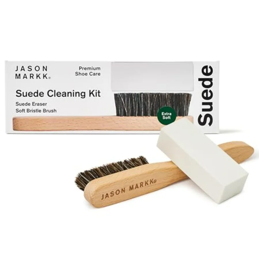 Jason Markk Suede Cleaning Kit, Shoe Cleaner, 2-Piece Set, Brush and Stain Eraser, Sneaker Care, Ideal for Footwear, Safe for L
Jason Markk Suede Cleaning Kit, Shoe Cleaner, 2-Piece Set, Brush and Stain Eraser, Sneaker Care, Ideal for Footwear, Safe for L