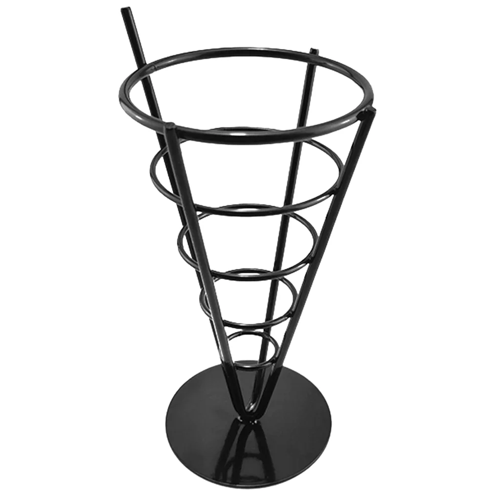 American Creative Tableware Wrought Iron Conical Single Head Snack Rack Stainless Steel French Fries Bracket
American Creative Tableware Wrought Iron Conical Single Head Snack Rack Stainless Steel French Fries Bracket