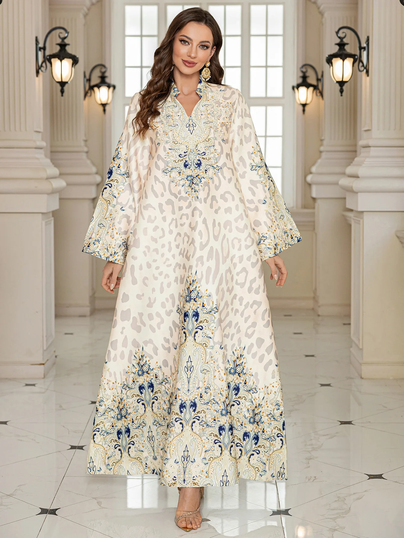 Summer Party Dress for Women Abaya Leopard Print Vestidos Largos 2025 Eid Muslim Caftan Robe Jalabiya Ramadan Morocco Kaftan
Summer Party Dress for Women Abaya Leopard Print Vestidos Largos 2025 Eid Muslim Caftan Robe Jalabiya Ramadan Morocco Kaftan