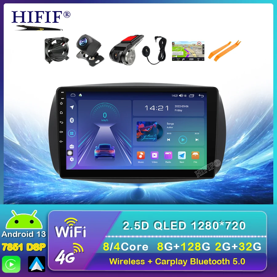 9 inch Android 13 car radio auto stereo for Smart Fortwo Forfour 2014 2015 2016 2017 2019 navigation GPS DVD Multimedia Player
9 inch Android 13 car radio auto stereo for Smart Fortwo Forfour 2014 2015 2016 2017 2019 navigation GPS DVD Multimedia Player