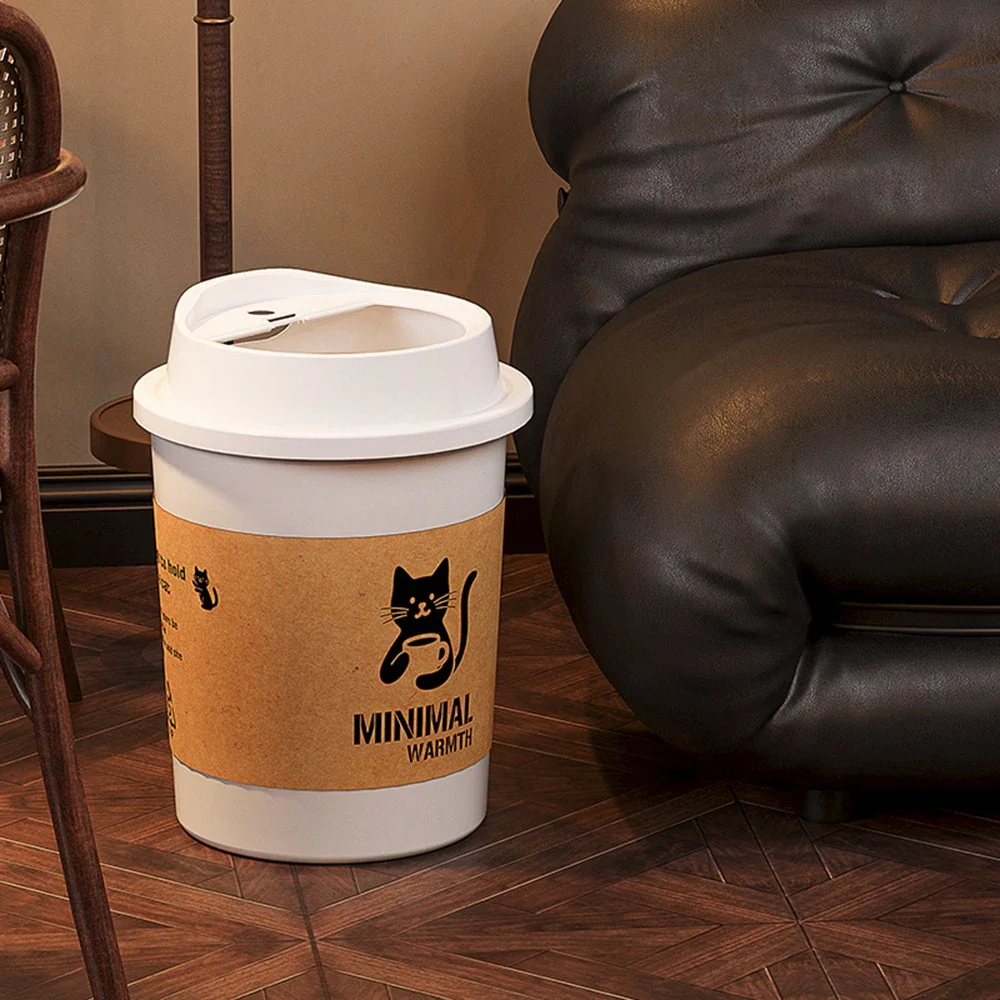 New Creative Coffee Cup Trash Can Milk Tea Shop Living Room Office Cute Trash Can Bucket Household INS Style Simple Trash Can
New Creative Coffee Cup Trash Can Milk Tea Shop Living Room Office Cute Trash Can Bucket Household INS Style Simple Trash Can