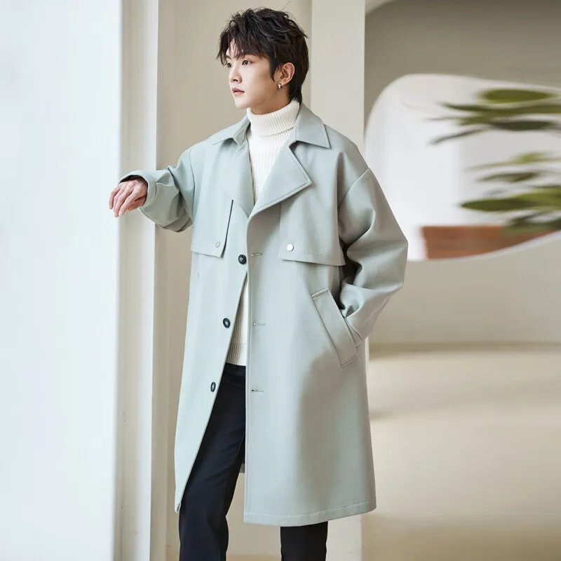 2025 new arrival men's fashion coat men high quality Single Breasted trench coat men casual Solid color jackets size M-3XL
2025 new arrival men's fashion coat men high quality Single Breasted trench coat men casual Solid color jackets size M-3XL