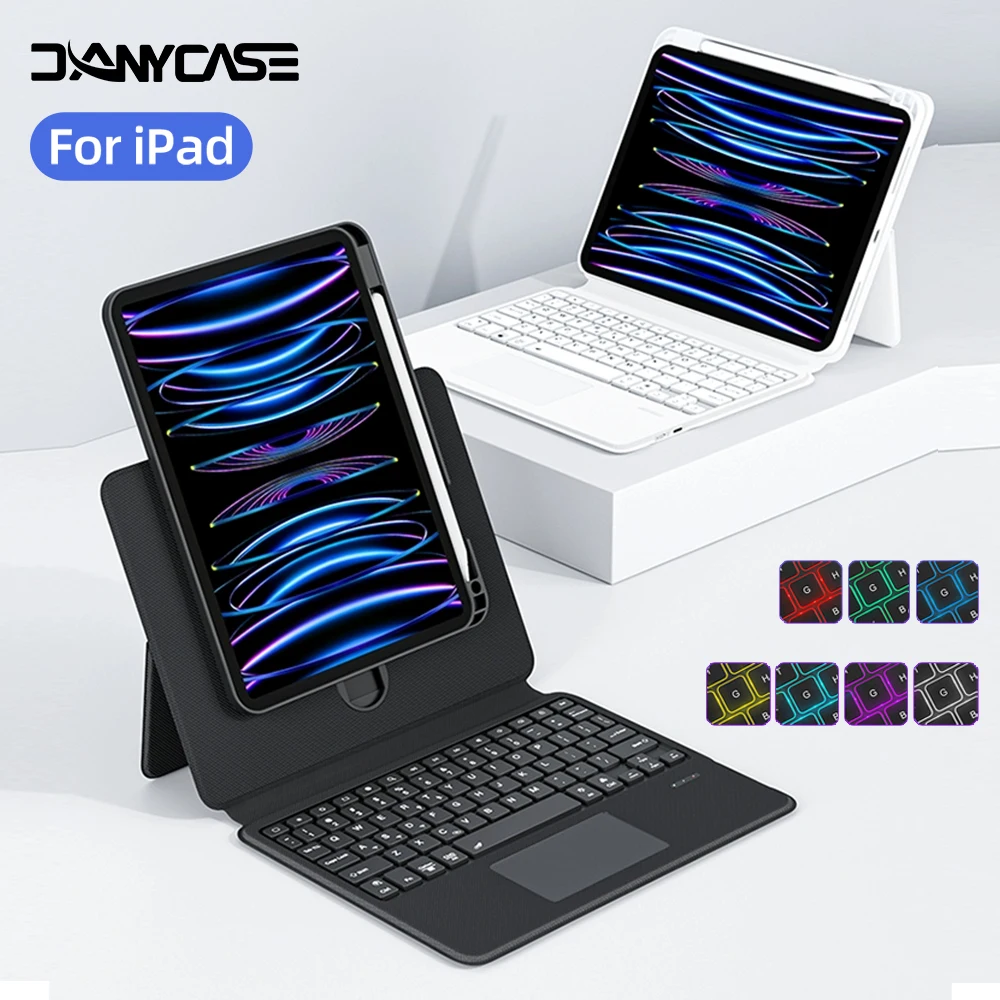 Волшебная клавиатура для iPad 10-го поколения, для iPad Pro 12,9 Pro 11, клавиатура чехол для iPad Air 4-й 5-й 10,2 7/8/9th 10,5, клавиатура с подсветкой
Волшебная клавиатура для iPad 10-го поколения, для iPad Pro 12,9 Pro 11, клавиатура чехол для iPad Air 4-й 5-й 10,2 7/8/9th 10,5, клавиатура с подсветкой