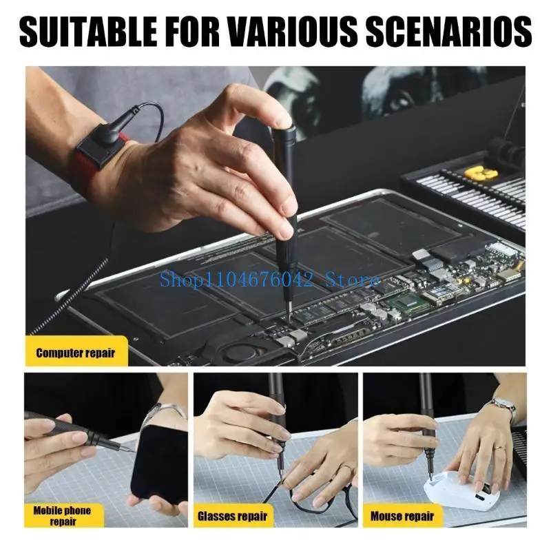 652F Screwdriver Set Tool Kits with 42 Bits Repair for Electronics
652F Screwdriver Set Tool Kits with 42 Bits Repair for Electronics