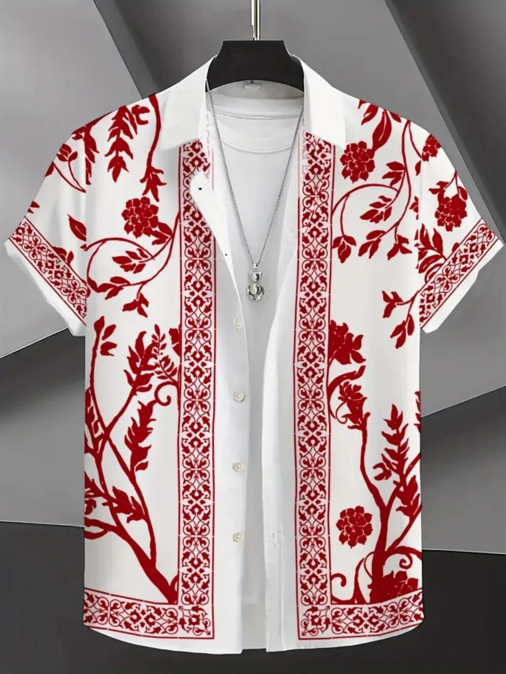 Men's Short Sleeve Shirt 2025 High-Quality Lapel Button up Fashionable Top for Street Leisure Weddings And Vacations
Men's Short Sleeve Shirt 2025 High-Quality Lapel Button up Fashionable Top for Street Leisure Weddings And Vacations