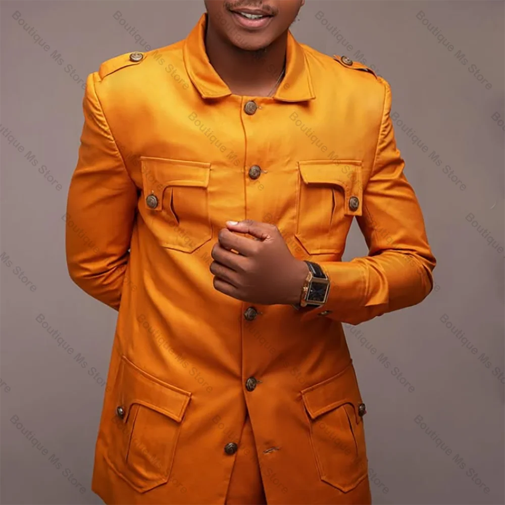 Fashion Yellow Single Breasted Men Suit Two Pieces(Jacket+Pants) Outfits Casual Party Prom Wedding Set
Fashion Yellow Single Breasted Men Suit Two Pieces(Jacket+Pants) Outfits Casual Party Prom Wedding Set