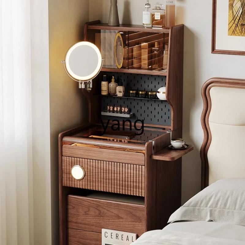 TGF solid wood dresser small black walnut small apartment bedroom bedside table 
TGF solid wood dresser small black walnut small apartment bedroom bedside table