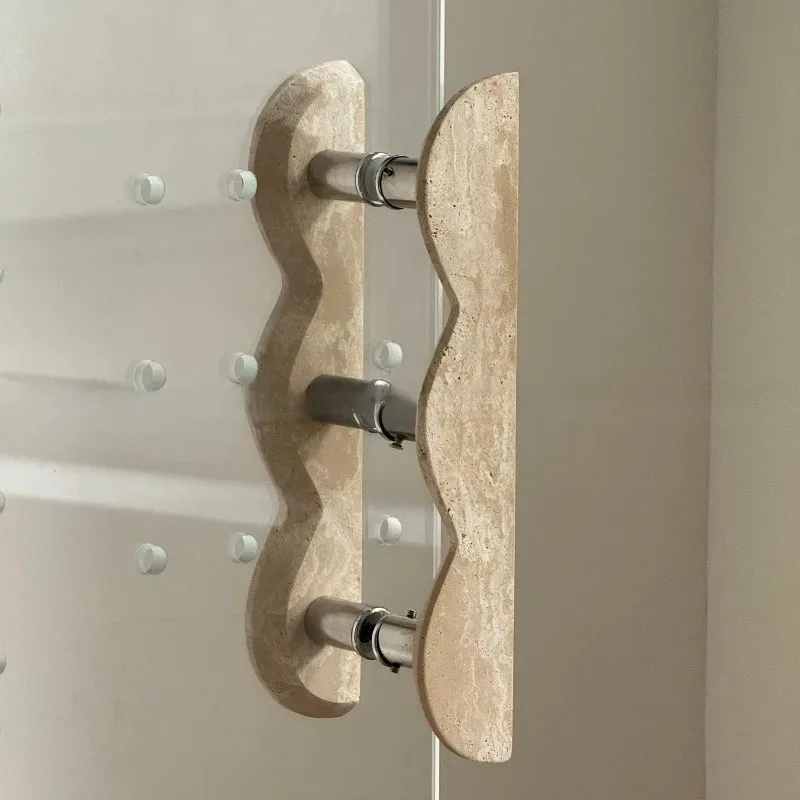 100% Natural Marble & Travertine Door Pulls for Clothing Stores, Shower Rooms & Interior Doors
100% Natural Marble & Travertine Door Pulls for Clothing Stores, Shower Rooms & Interior Doors