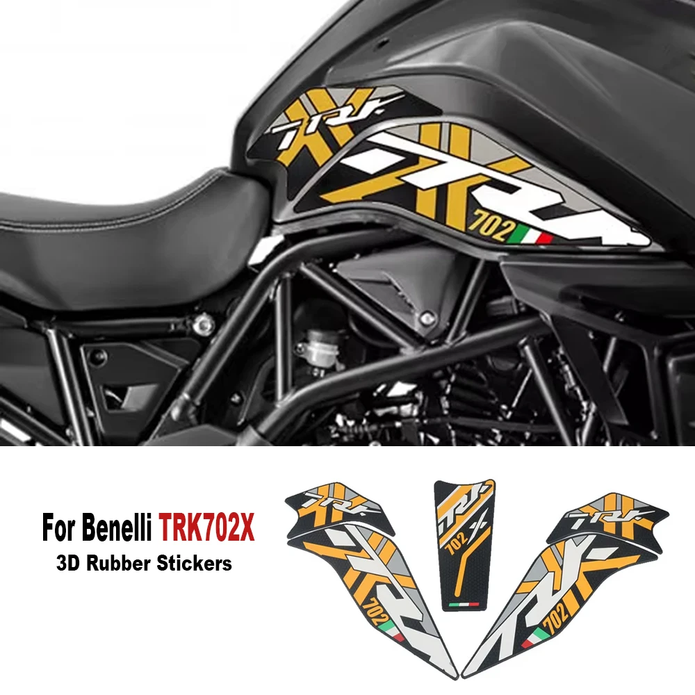 For Benelli TRK 702 X 702X ADV Motorcycle Fuel Tank pad stickers Waterproof 3D Rubber Decals Accessories Kit
For Benelli TRK 702 X 702X ADV Motorcycle Fuel Tank pad stickers Waterproof 3D Rubber Decals Accessories Kit