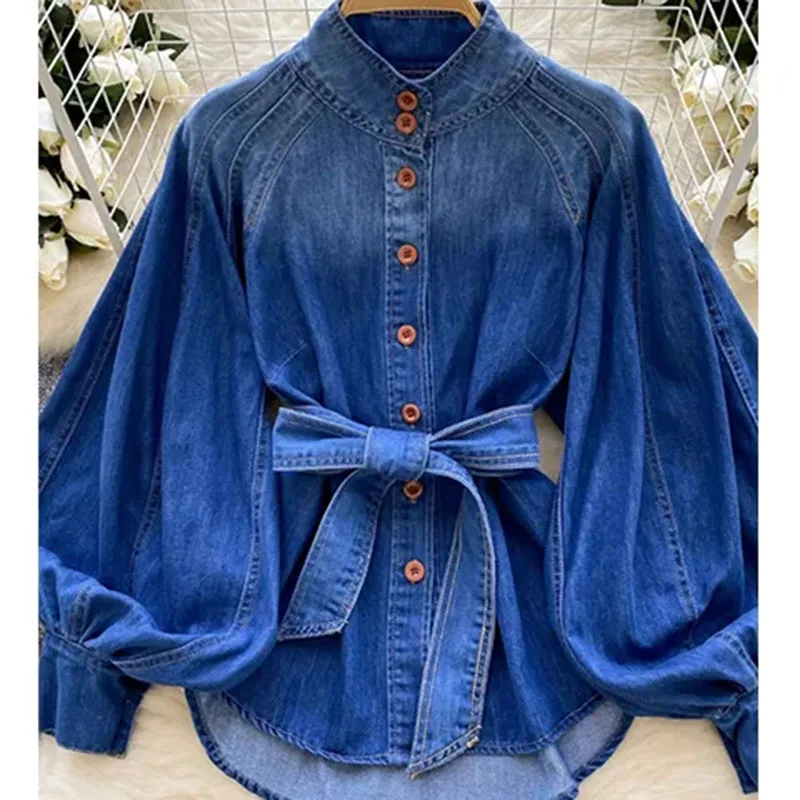 Ladies Denim Shirt Jacket 2025 Spring Casual Joker Loose Women Outwear High Quality Korean Temperament Ladies Blouse Coat
Ladies Denim Shirt Jacket 2025 Spring Casual Joker Loose Women Outwear High Quality Korean Temperament Ladies Blouse Coat