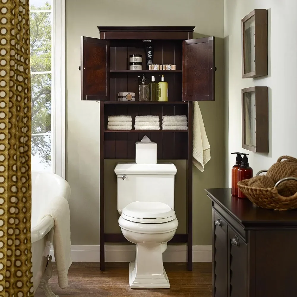 Bathroom cabinet, furniture saving bathroom cabinet, espresso, bathroom cabinet above toilet
Bathroom cabinet, furniture saving bathroom cabinet, espresso, bathroom cabinet above toilet