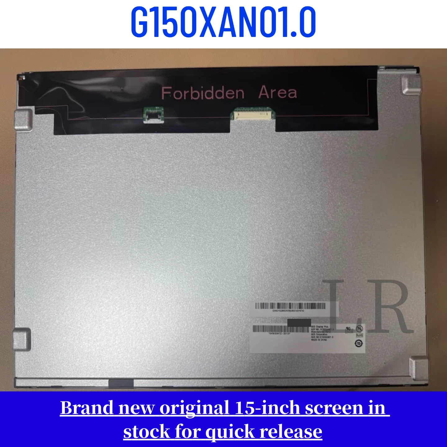 G150XAN01.0 Brand-New, Genuine 15-inch LCD Display
G150XAN01.0 Brand-New, Genuine 15-inch LCD Display