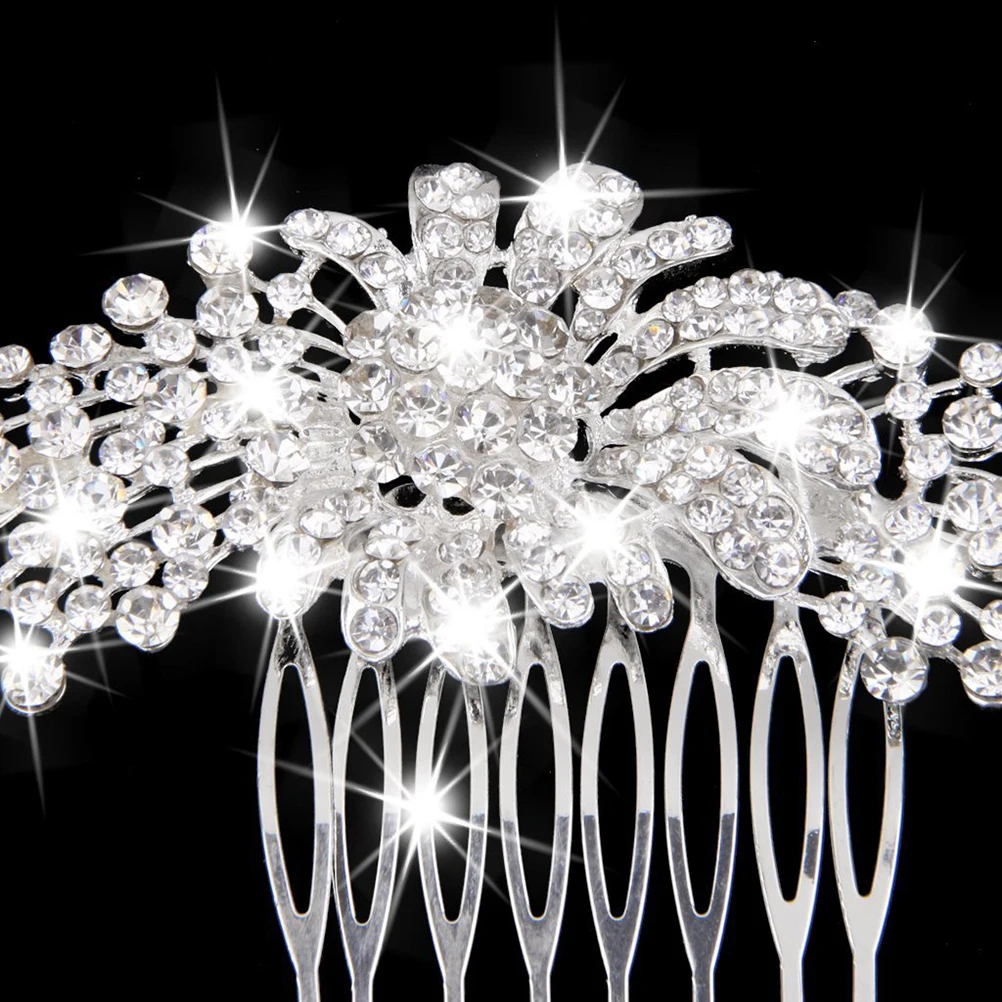 Rhinestone Hair Comb Bridal Accessories for Women Wedding Side Clips Brides Styling
Rhinestone Hair Comb Bridal Accessories for Women Wedding Side Clips Brides Styling